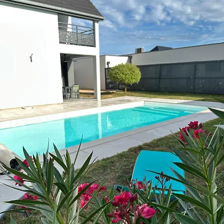 Maison Moderne Piscine&pétanque - 10 Min Colmar Logelheim